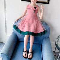 Bowknot Mesh Dress for Girl - PrettyKid