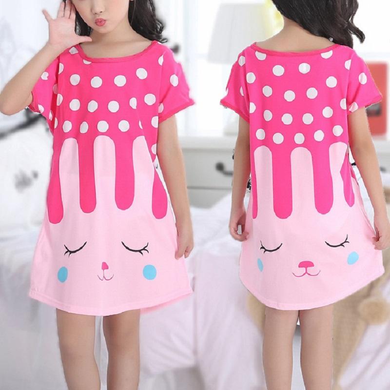Cartoon Design Pajamas Dress for Girl - PrettyKid