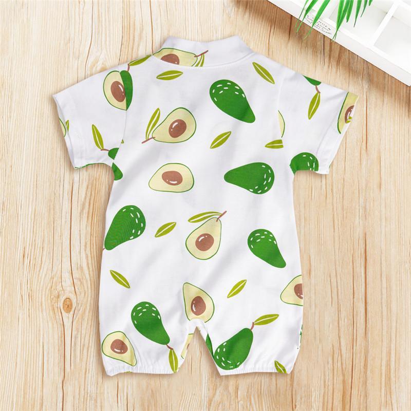 Cartoon Fruit Pattern Bodysuits for Baby - PrettyKid