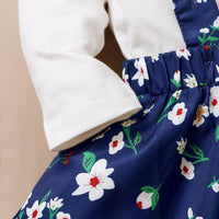 3-piece Shirt & Floral Skirt & Floral Headband for Baby Girl - PrettyKid