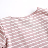 9M-4Y Striped Flared Sleeve Tops Toddler Girl Wholesale Boutique Clothing - PrettyKid