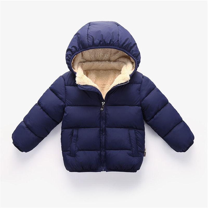 Solid Thick Puffer Jacket for Children Boy - PrettyKid