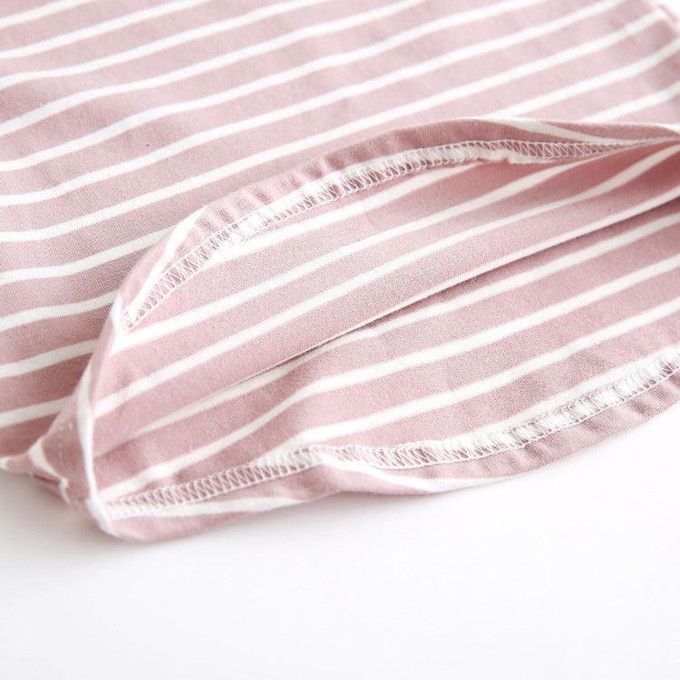 9M-4Y Striped Flared Sleeve Tops Toddler Girl Wholesale Boutique Clothing - PrettyKid