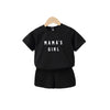 18M-6Y MAMA'S GIRL Print T-Shirts & Shorts Wholesale Sunny Girl Clothing - PrettyKid