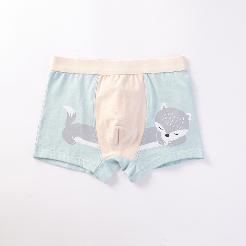 Toddler Boy 4pcs Fox Pattern Panties - PrettyKid