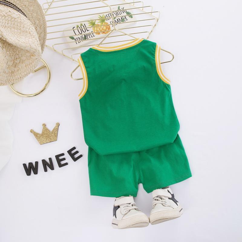 2-piece Numbers Pattern Vest & Shorts for Children Boy - PrettyKid