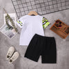 Boys Camouflage Colorblock T-Shirt And Shorts Wholesale Boys Clothing - PrettyKid