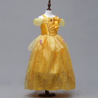 Girls Beauty and The Beast Belle Princess Dress Girls Halloween Skirt - PrettyKid