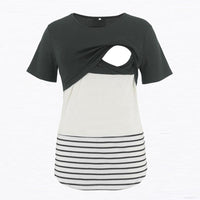 Women Cotton Strip Top for Pregnant Mom - PrettyKid