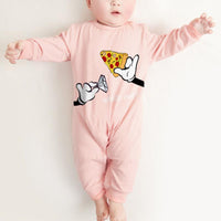 Pizza Pattern Jumpsuit for Baby - PrettyKid