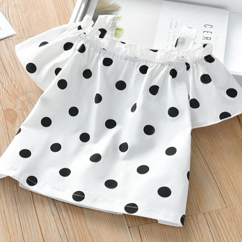 Toddler Girl Polka Dot Sling Top Children's Clothing - PrettyKid