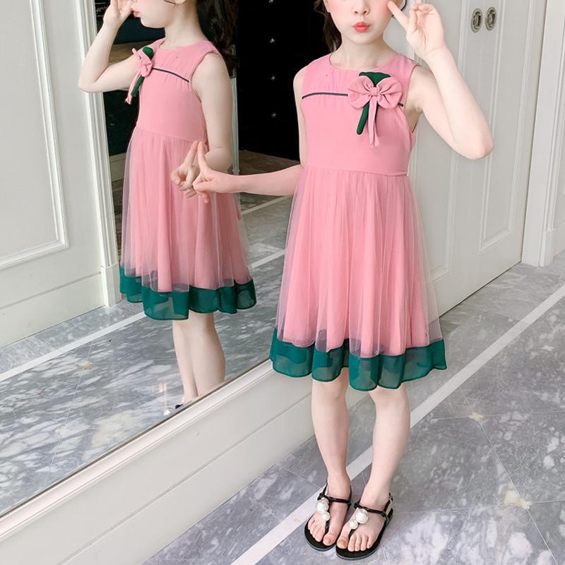 Bowknot Mesh Dress for Girl - PrettyKid