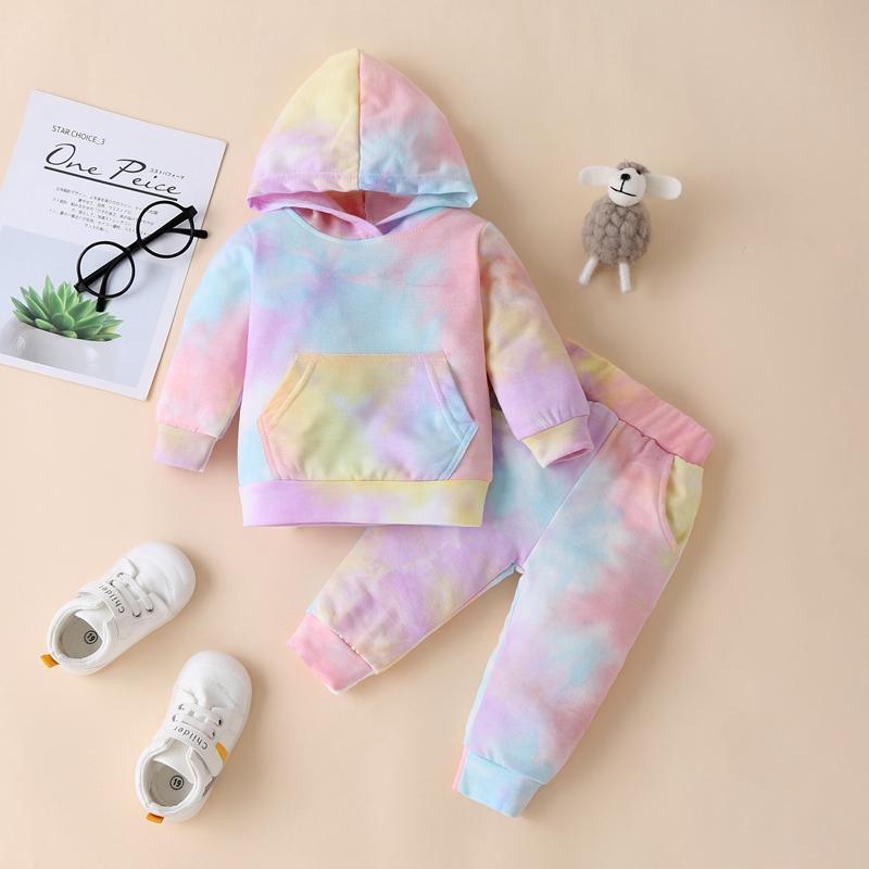 2-piece Tie dye Hoodie & Pants for Baby - PrettyKid