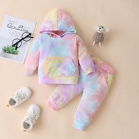 2-piece Tie dye Hoodie & Pants for Baby - PrettyKid