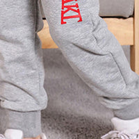 Letter Pattern Sports Pants for Boy - PrettyKid