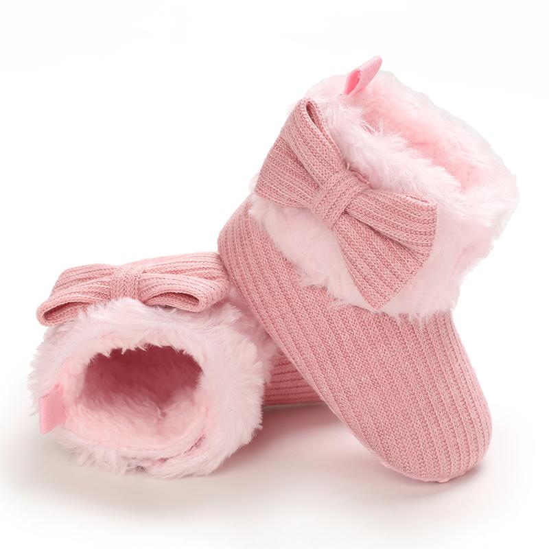 Velcro Design Cotton Fabric Shoes for Baby Girl - PrettyKid