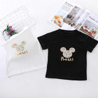 Grow Girl Mickey Mouse Pattern T-shirt - PrettyKid