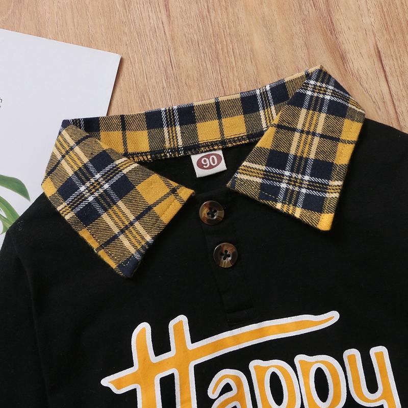 Plaid Sweatshirt for Children Boy - PrettyKid