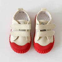 wholesale boys clothing Toddler Color-Block Velcro Canvas Shoes Wholesale - PrettyKid