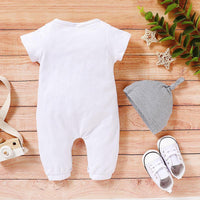 2-piece Letter Printed Bodysuit & Hat for Baby Boy（No Shoesï¼?Wholesale - PrettyKid