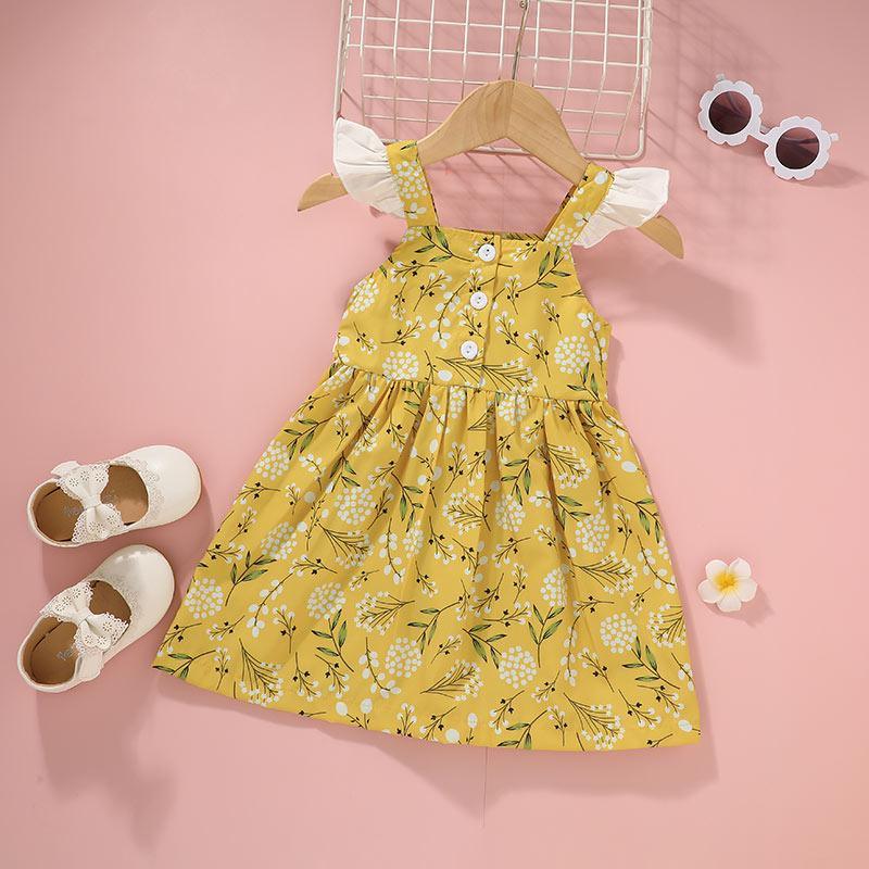 Grow Girl Floral Print Dress - PrettyKid