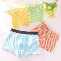 Toddler Boy 4pcs Striped Panties - PrettyKid