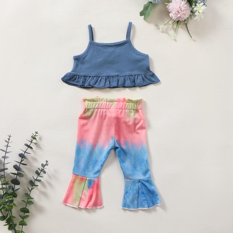 Baby Girl Cami Top & Tie Dye Pants - PrettyKid
