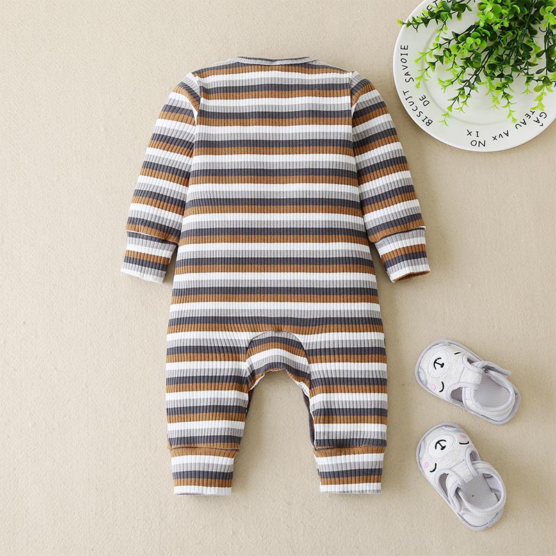 Striped Jumpsuit for Baby Boy - PrettyKid