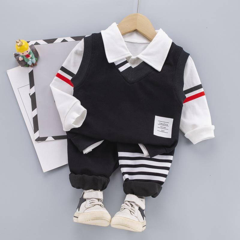 3-piece Vest & Shirt & Pants for Children Boy - PrettyKid