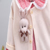 3-piece Bear Toy Coat & Shirt & Pants for Toddler Girl - PrettyKid