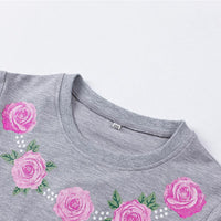 Floral Sweatshirt for Toddler Girl Wholesale Children's Clothing - PrettyKid