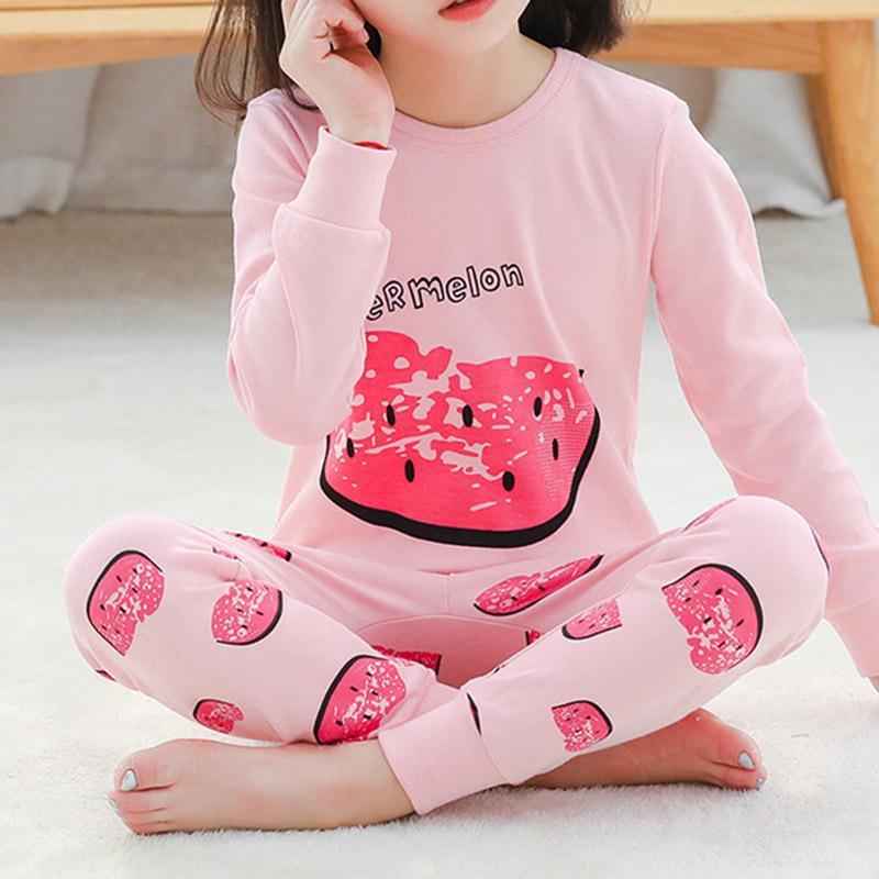 2-piece Fruit Pattern Pajamas Sets for Girl - PrettyKid