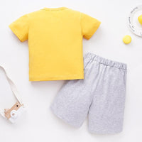 Toddler Boy 2pcs Best Football T-shirt & Shorts - PrettyKid