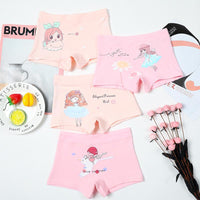 4-piece Cartoon Pattern Panties for Girl - PrettyKid