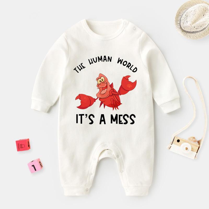 Lobster Pattern Jumpsuit for Baby - PrettyKid