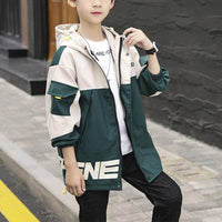 Color-block Hooded Jacket for Boy - PrettyKid