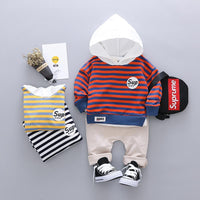 2-piece Striped Hoodie & Pants for Children Boy - PrettyKid