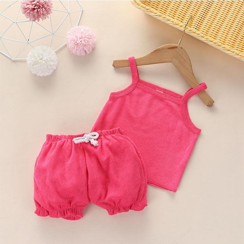 2-piece Sling Top & Shorts for Baby Girl - PrettyKid