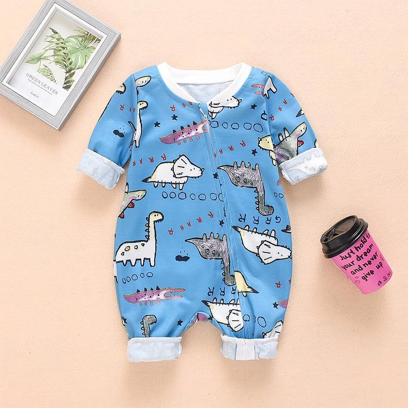 Dinosaur Printed Jumpsuit for Baby Boy - PrettyKid