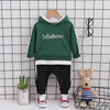 2-piece Letter Hooded Sweatshirt and Pants Set(No Shoes) - PrettyKid