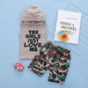 3-24months Baby Sets Summer Children Two-Piece Suit Infant Baby Vest Hooded & Camouflage Shorts - PrettyKid