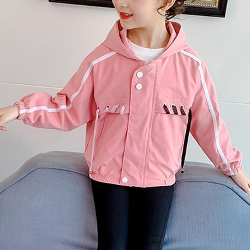 kids designer wholesale Kid Girl Printing Small Car Pattern Long Sleeve Trench Coat - PrettyKid