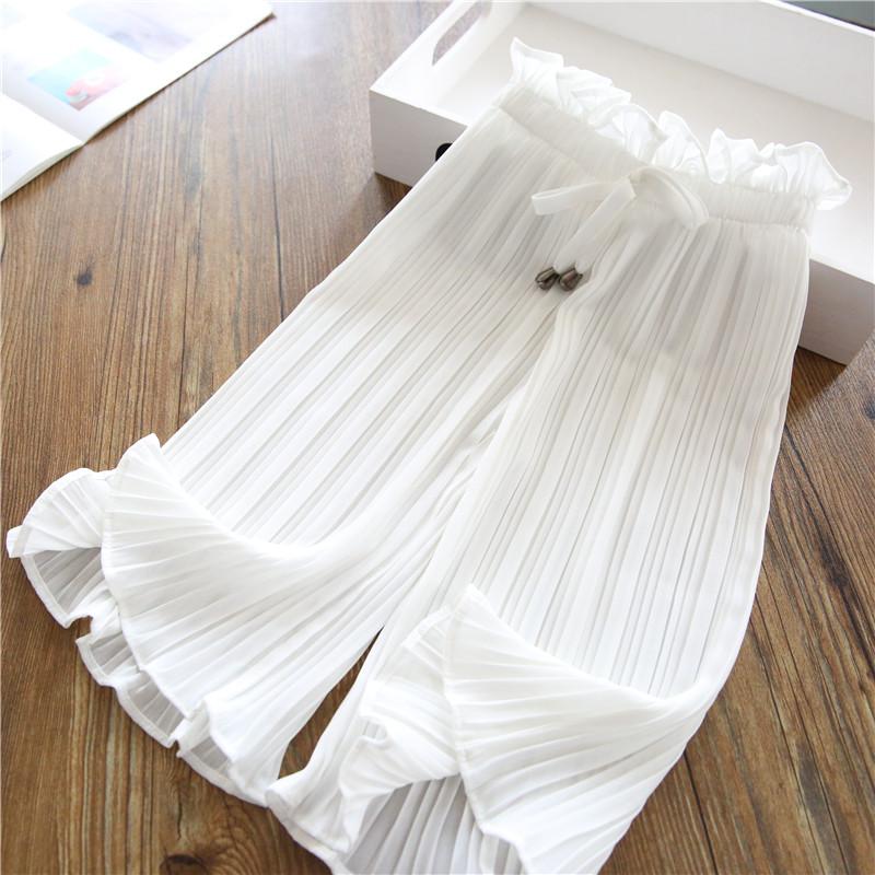 Solid Chiffon Pants for Toddler Girl Children's Clothing Wholesale - PrettyKid