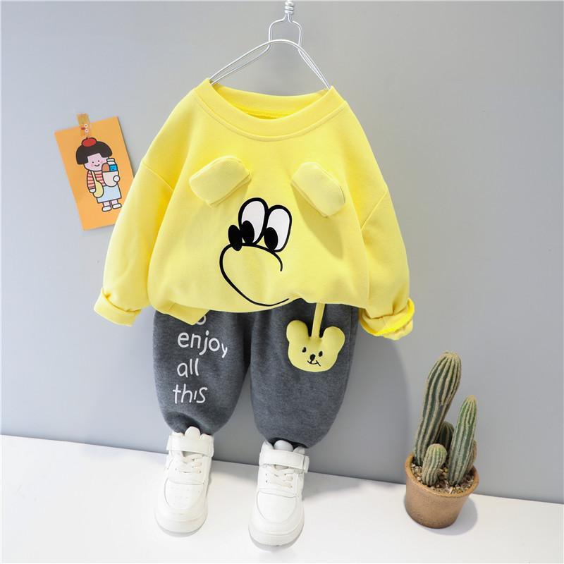 2-piece Sweatshirt & Pants for Toddler Boy Children's Clothing - PrettyKid