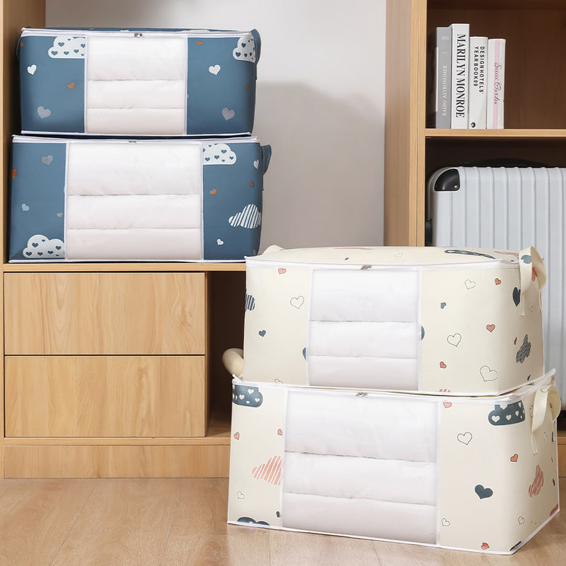 Wholesale See-through Quilt Clothes Storage Bag Waterproof and Moisture-proof in Bulk - PrettyKid