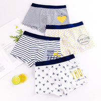 Toddler Boy 4pcs Striped Panties Children's Clothing - PrettyKid