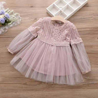 Toddler Girl Lace Princess Dress Children's Clothing - PrettyKid