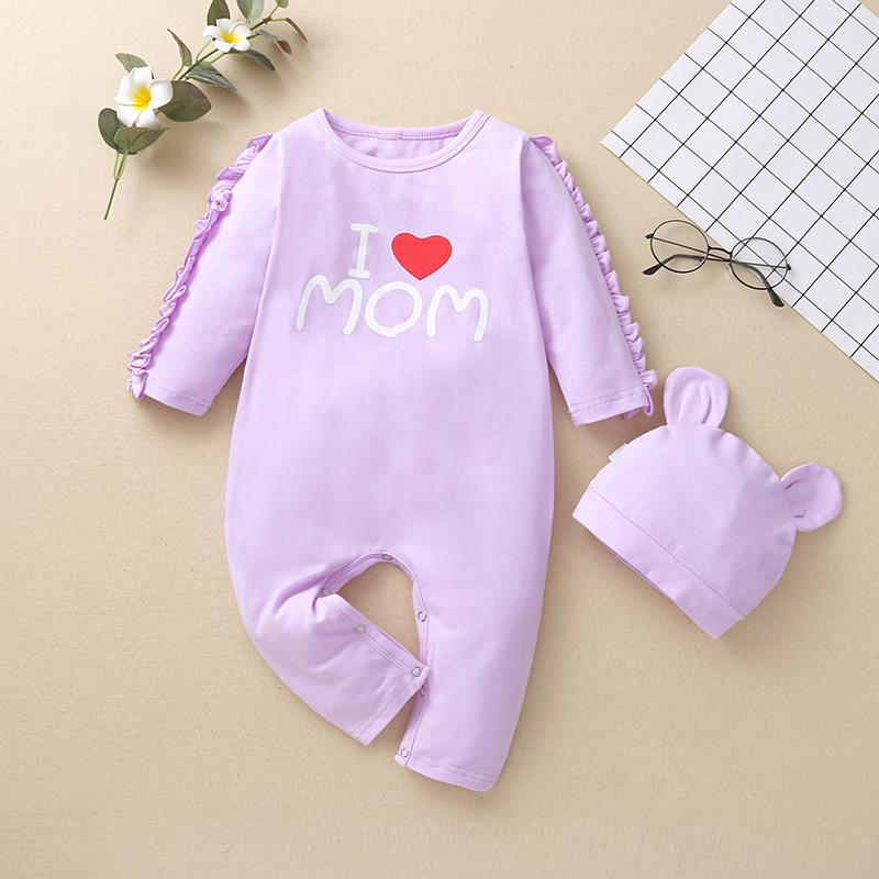 2-piece Jumpsuit & Hat for Baby Girl Children's Clothing - PrettyKid