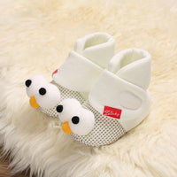 Velcro Design Cotton Fabric Shoes for Baby - PrettyKid