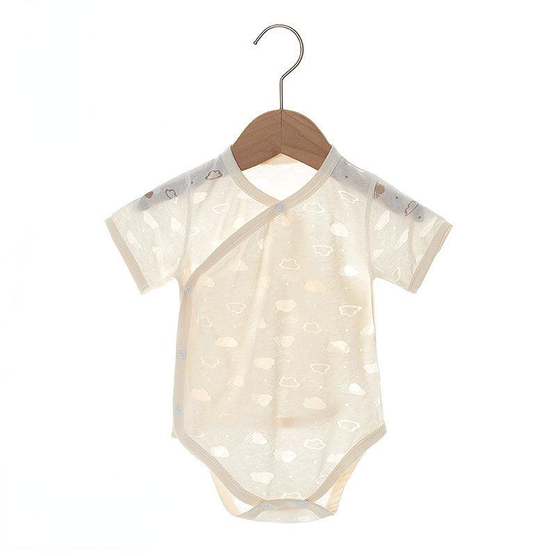 Newborn short-sleeved one-piece summer dress